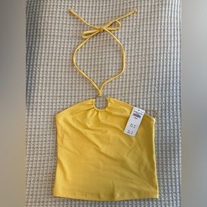 Abercrombie halter tie shirt